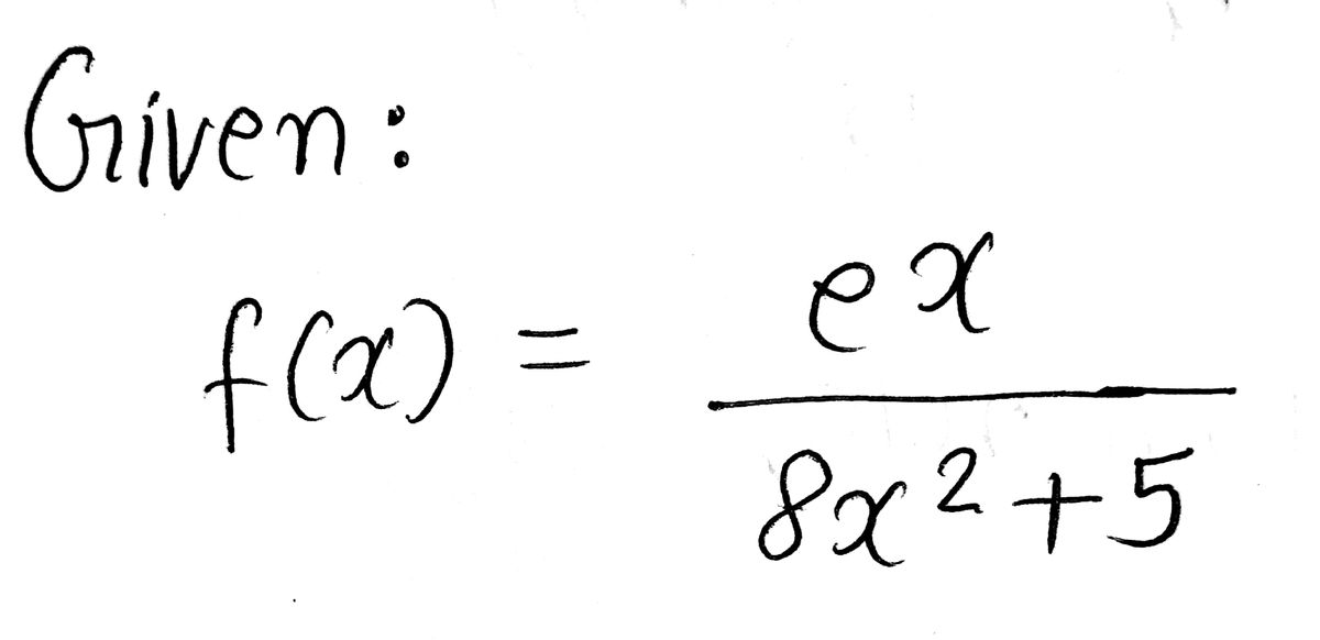 Calculus homework question answer, step 1, image 1