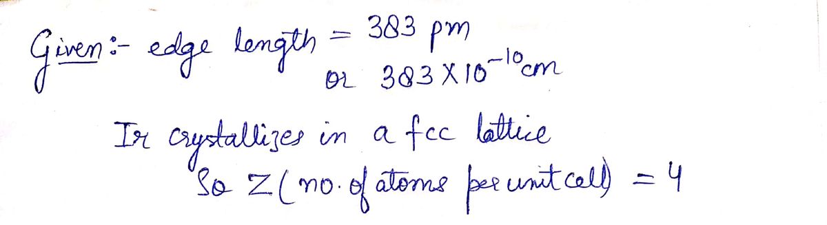 Chemistry homework question answer, step 1, image 1