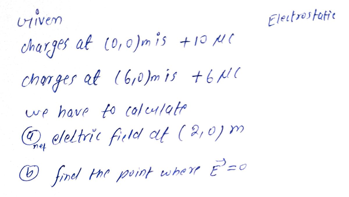 Physics homework question answer, step 1, image 1