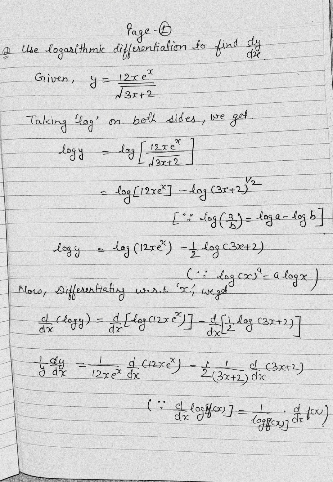 Calculus homework question answer, step 1, image 1