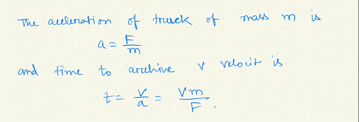 Physics homework question answer, step 1, image 1