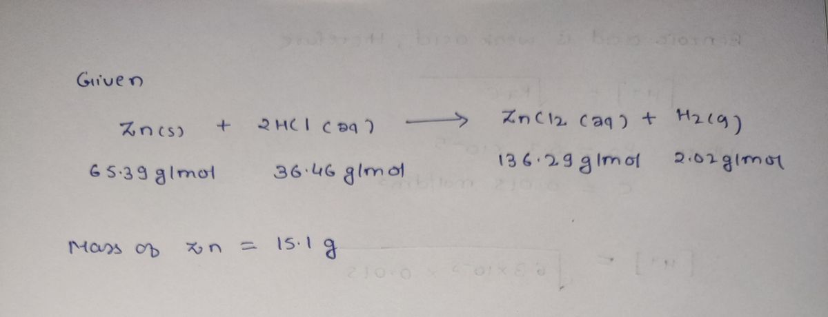 Chemistry homework question answer, step 1, image 1