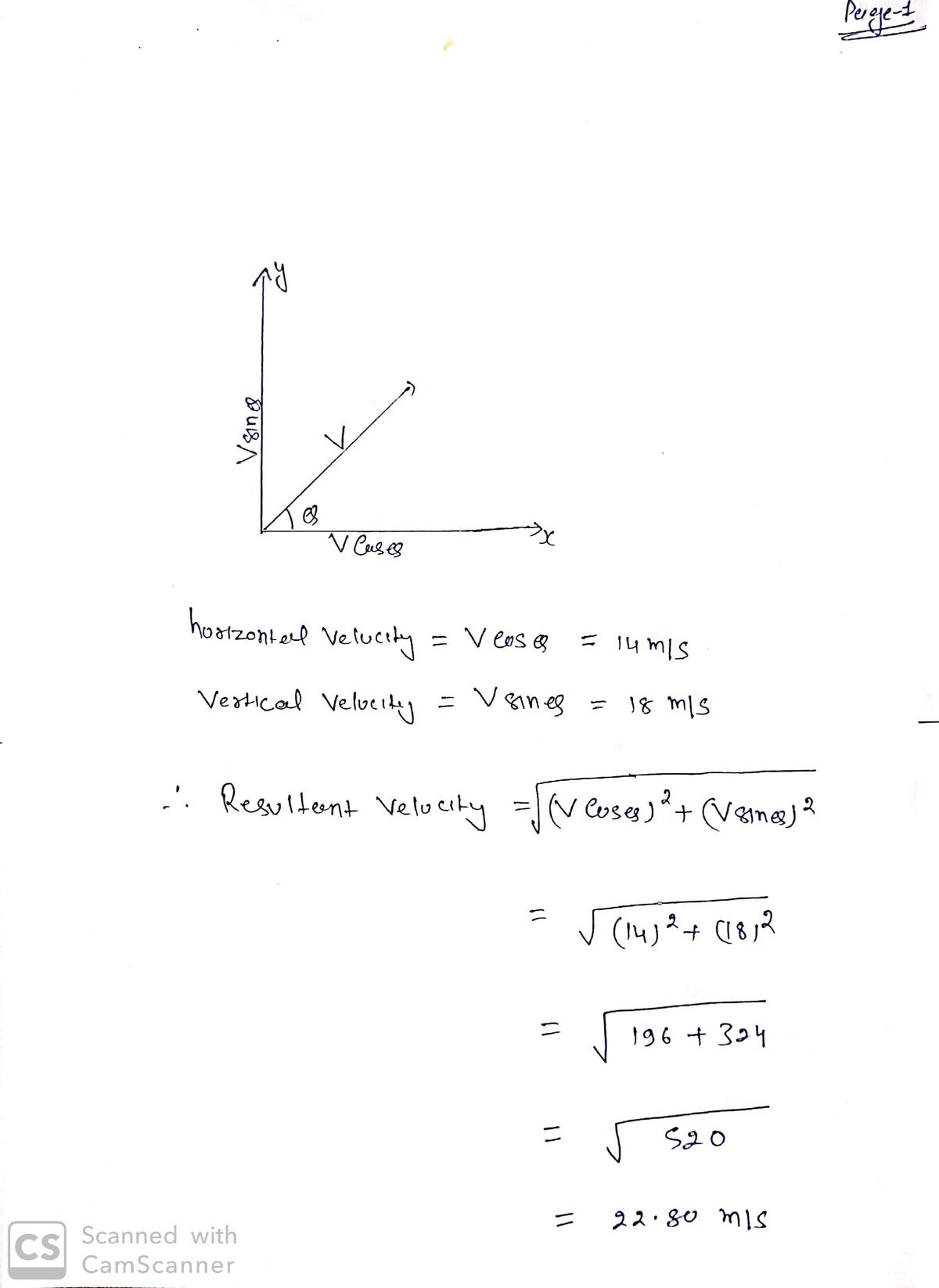 Physics homework question answer, step 1, image 1