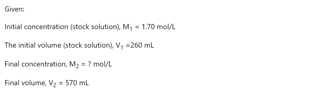 Chemistry homework question answer, step 1, image 1