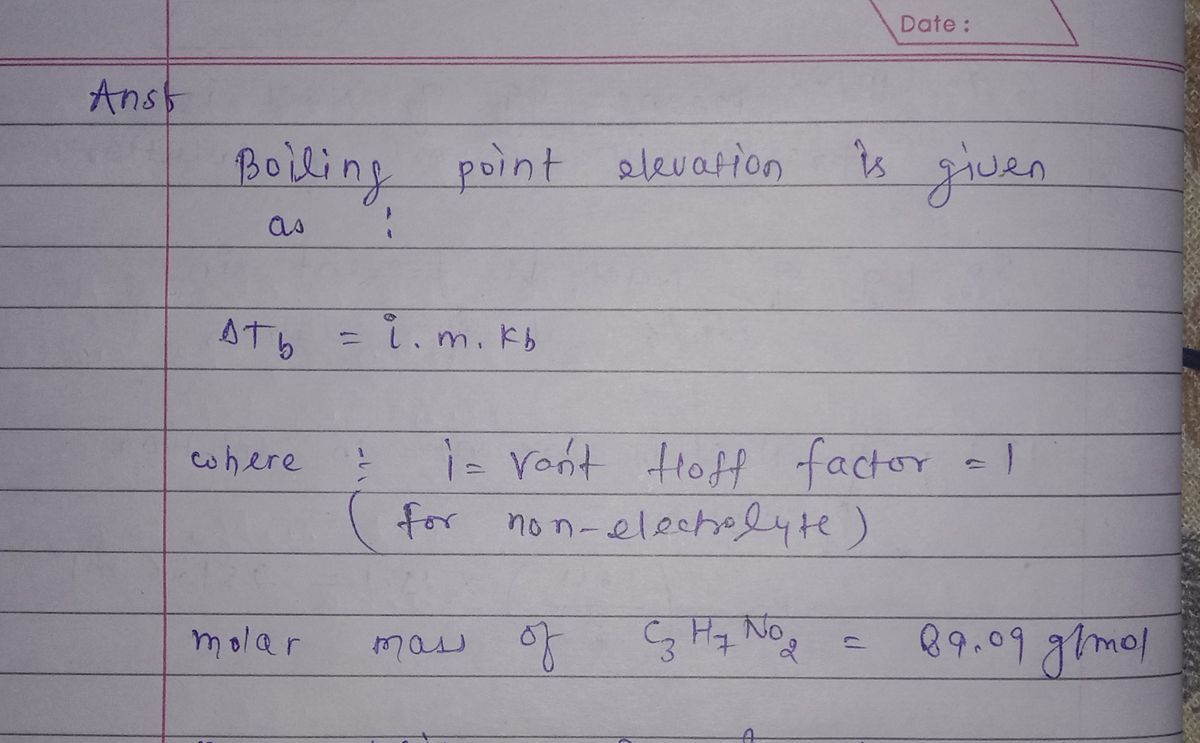 Chemistry homework question answer, step 1, image 1