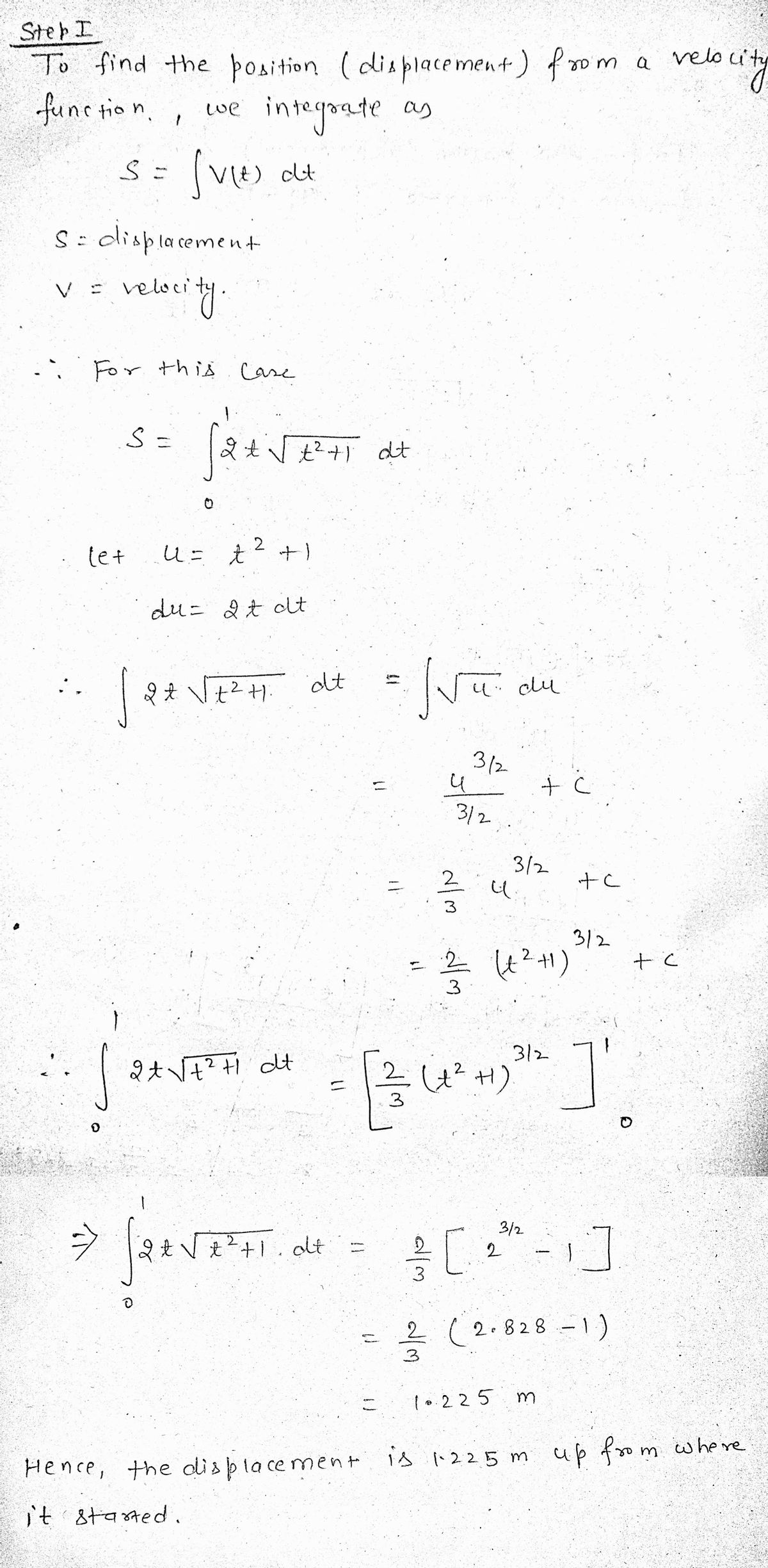 Calculus homework question answer, step 1, image 1