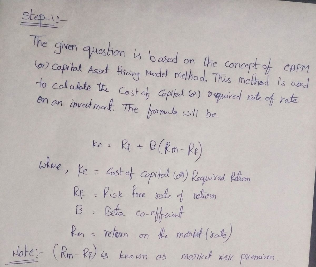 Finance homework question answer, step 1, image 1