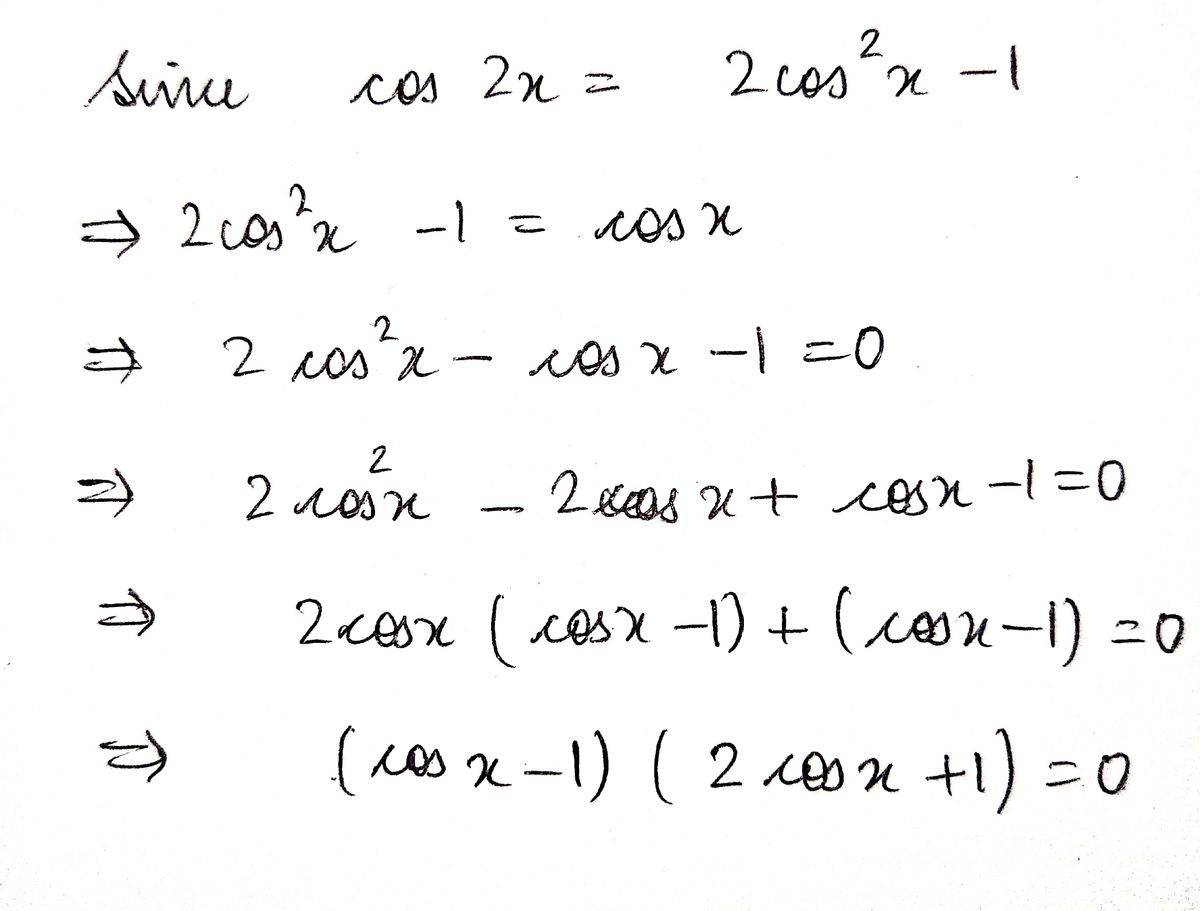 Trigonometry homework question answer, step 2, image 1