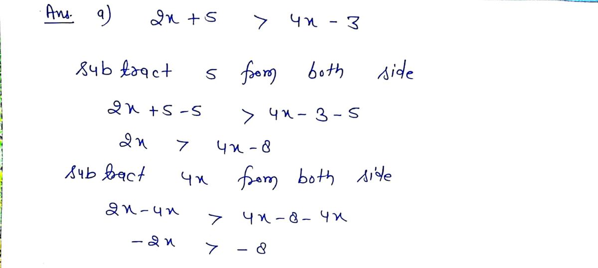 Algebra homework question answer, step 1, image 1