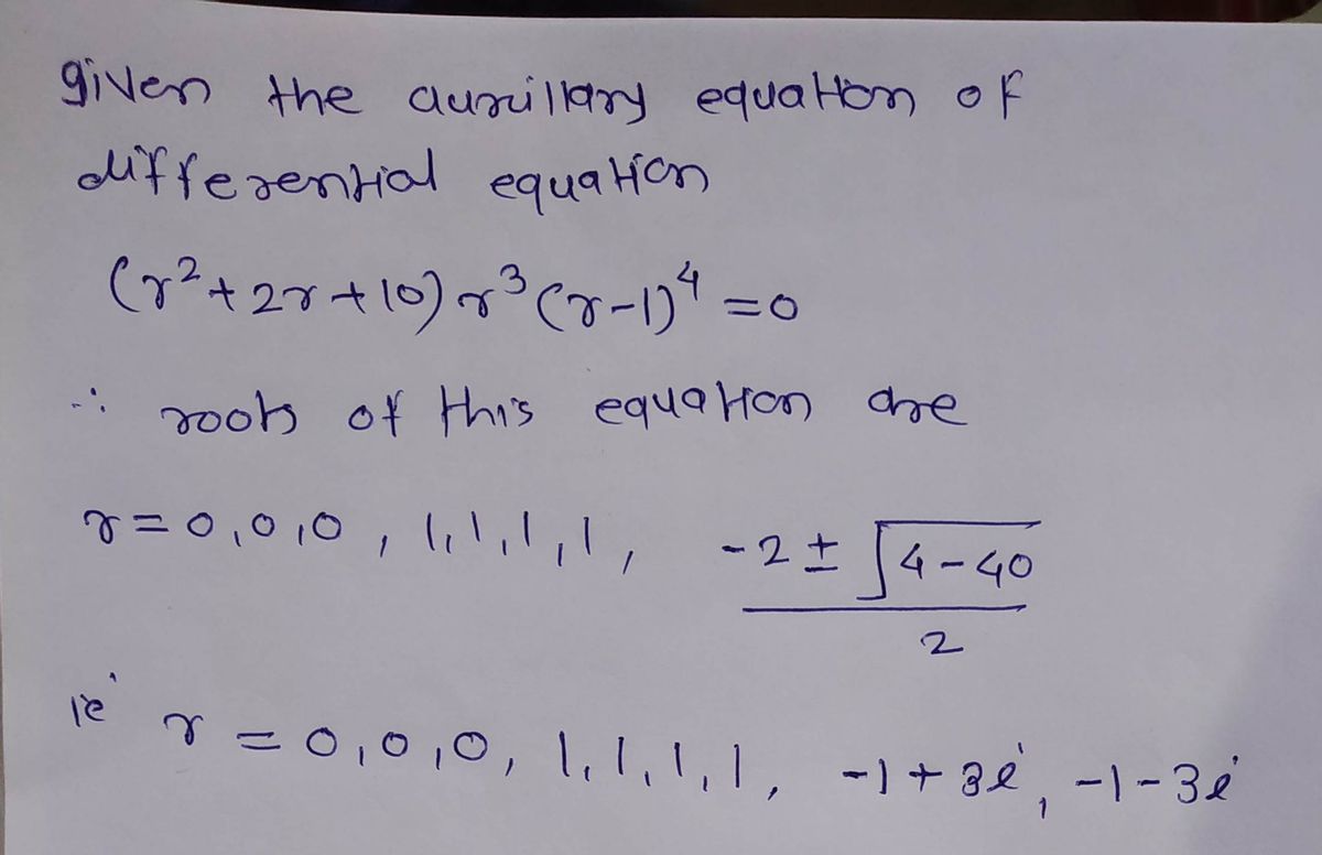 Advanced Math homework question answer, step 1, image 1