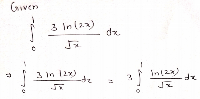 Calculus homework question answer, step 1, image 1