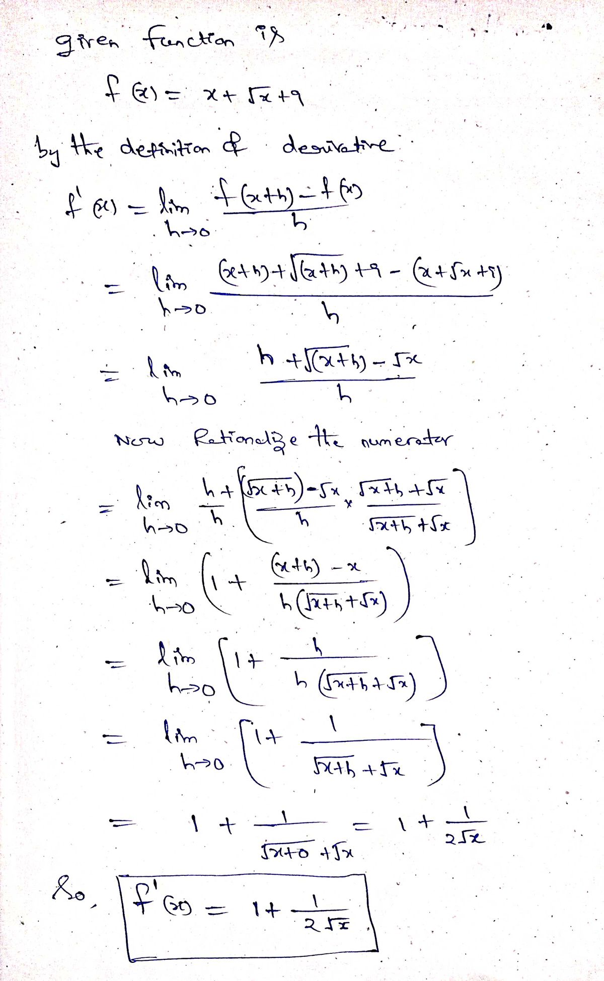 Calculus homework question answer, step 1, image 1