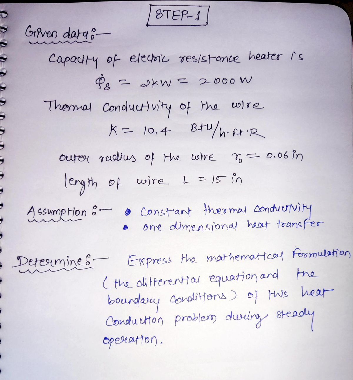 Mechanical Engineering homework question answer, step 1, image 1