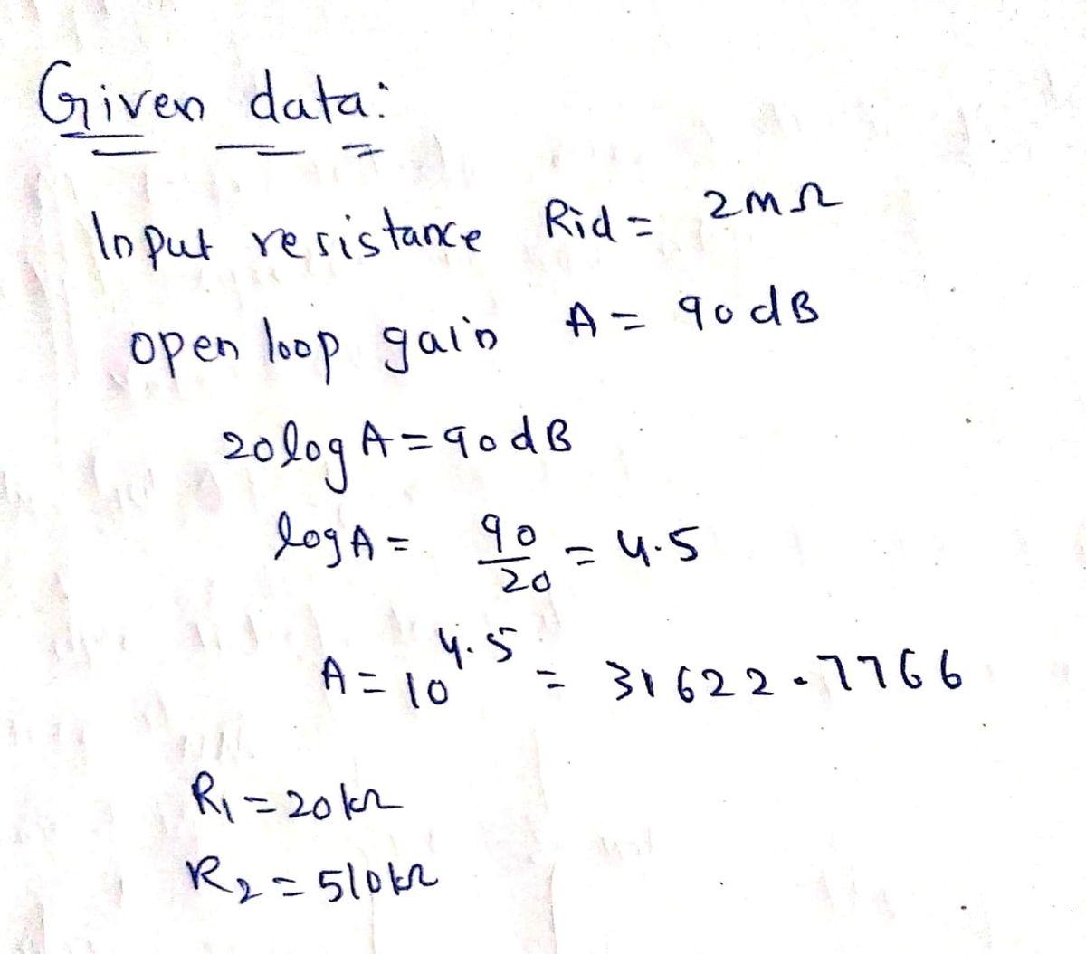 Electrical Engineering homework question answer, step 1, image 1