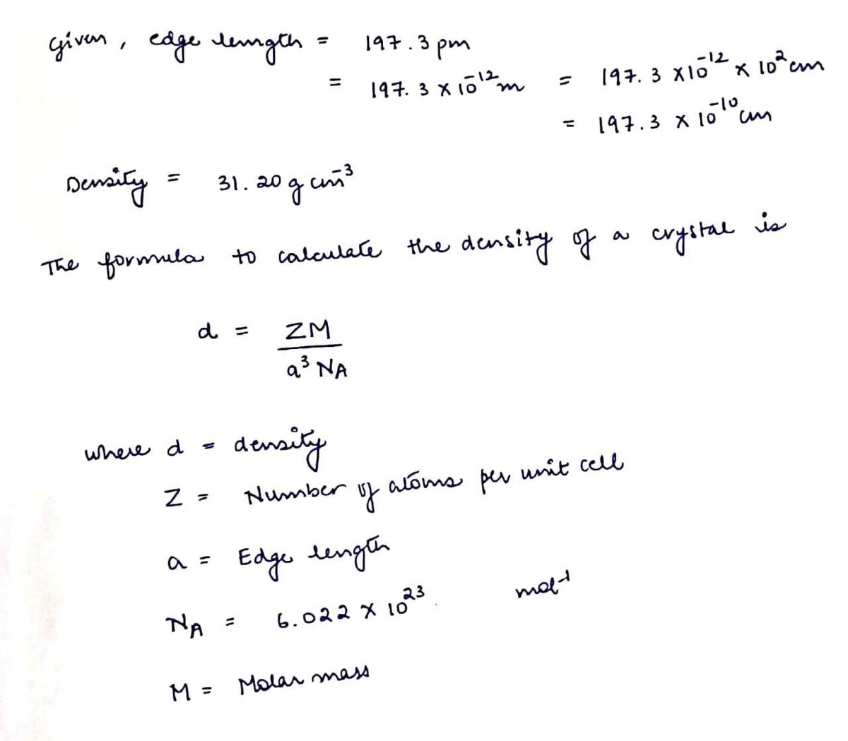 Chemistry homework question answer, step 1, image 1