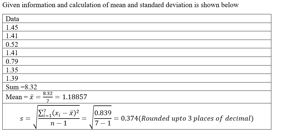 Statistics homework question answer, step 1, image 1