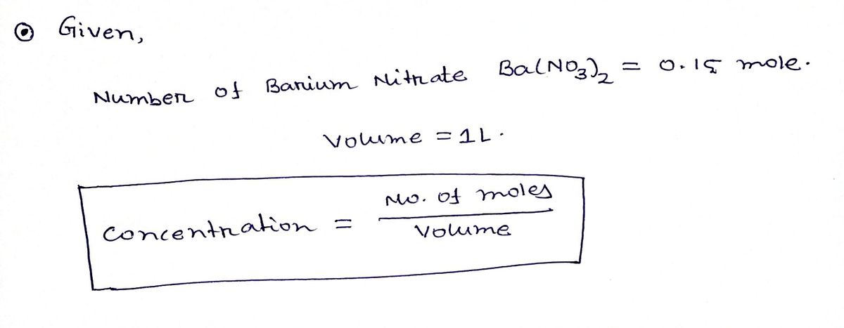 Chemistry homework question answer, step 1, image 1