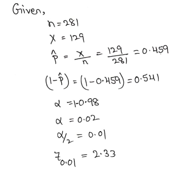 Statistics homework question answer, step 1, image 1