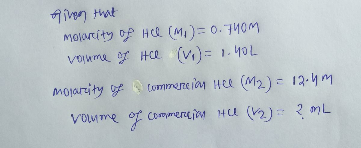 Chemistry homework question answer, step 1, image 1