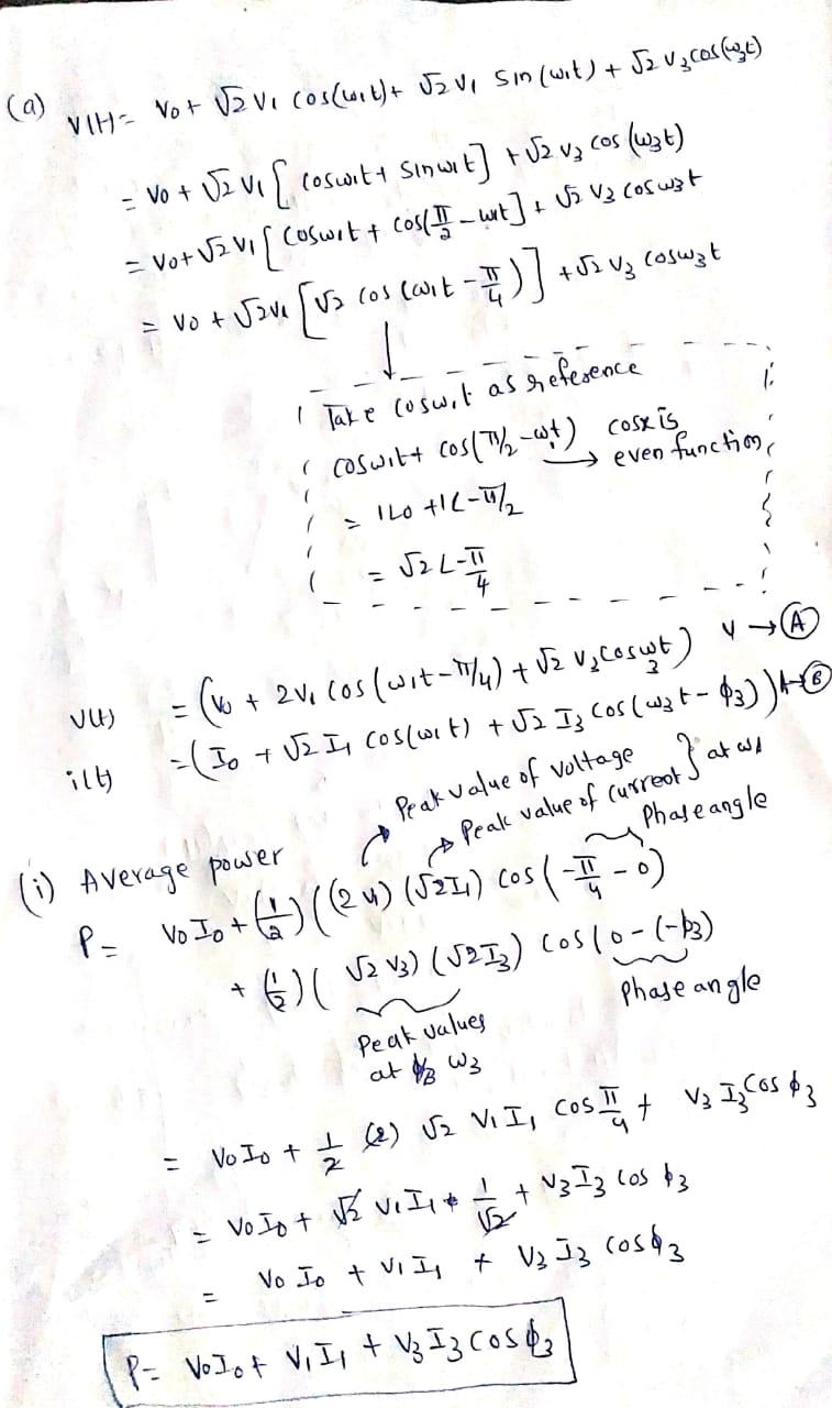 Electrical Engineering homework question answer, step 1, image 1