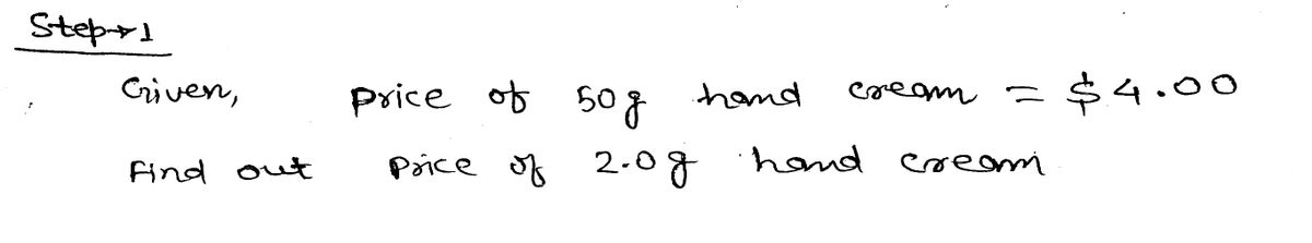 Chemistry homework question answer, step 1, image 1