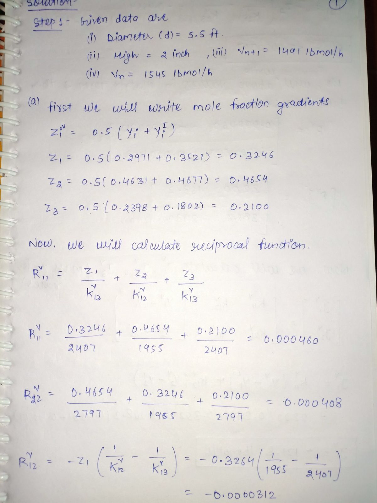 Chemical Engineering homework question answer, step 1, image 1