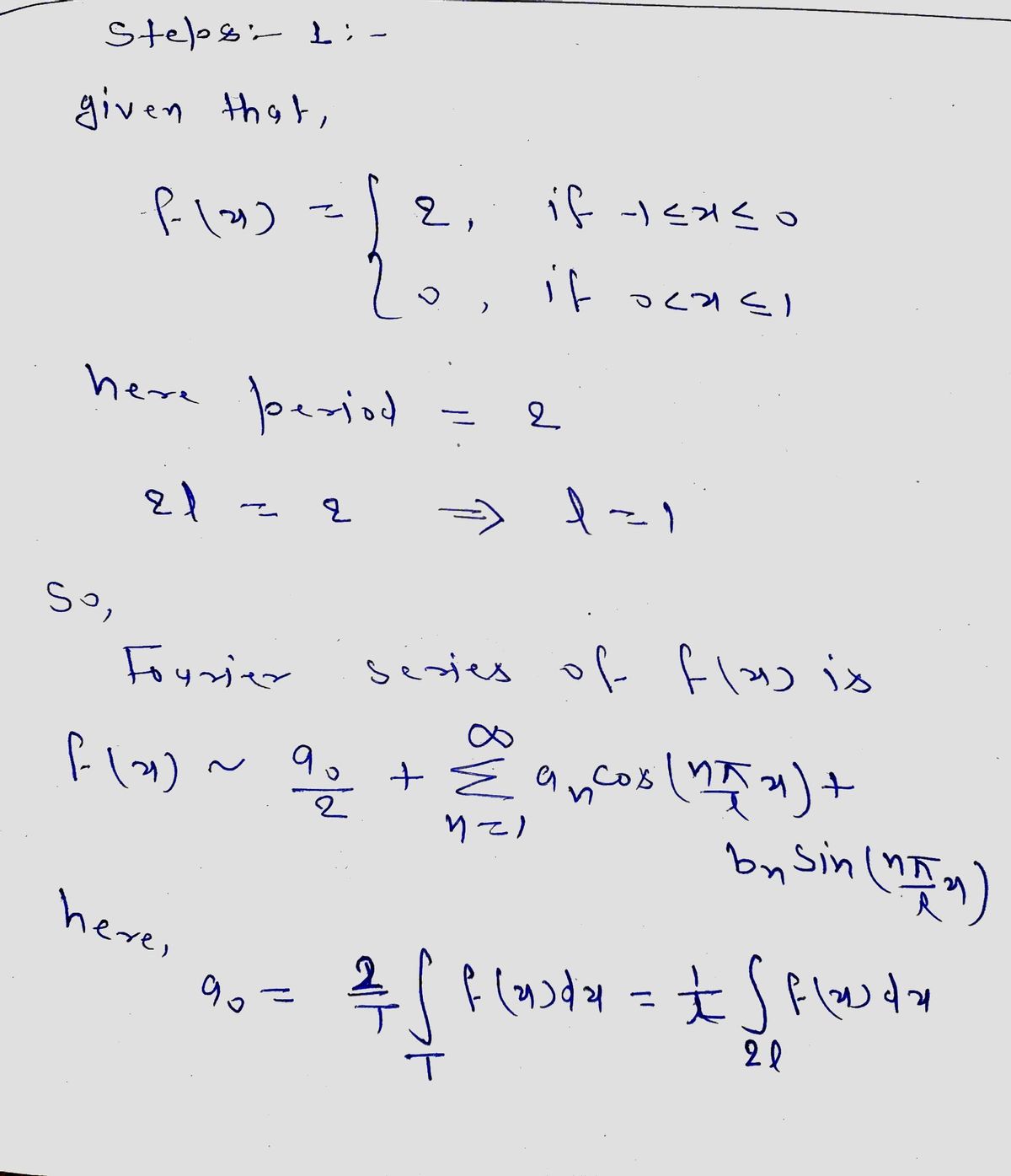 Advanced Math homework question answer, step 1, image 1