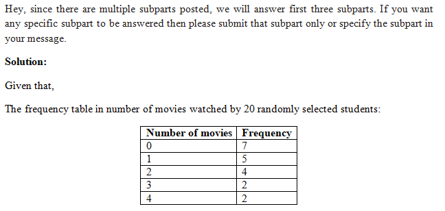 Statistics homework question answer, step 1, image 1