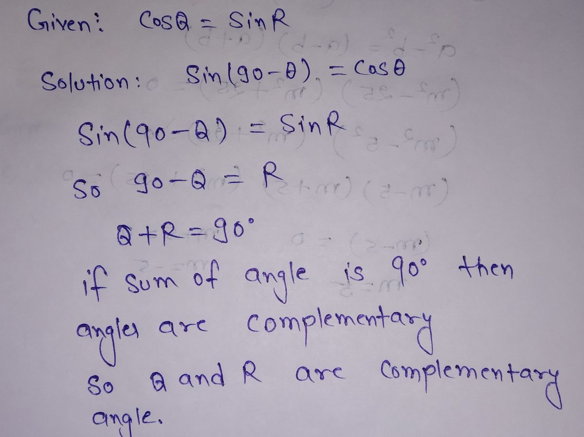 Trigonometry homework question answer, step 1, image 1