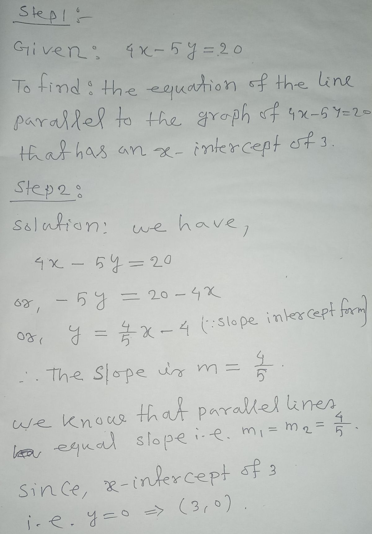 Algebra homework question answer, step 1, image 1