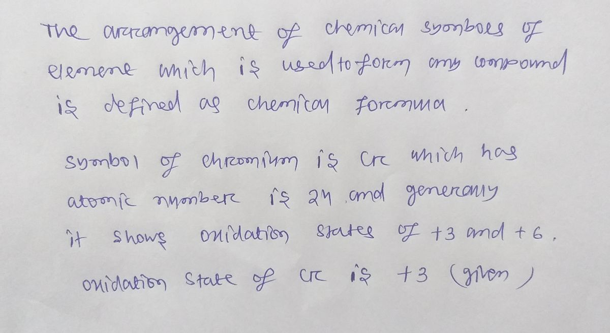 Chemistry homework question answer, step 1, image 1