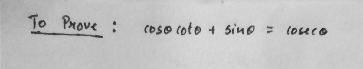 Trigonometry homework question answer, step 1, image 1