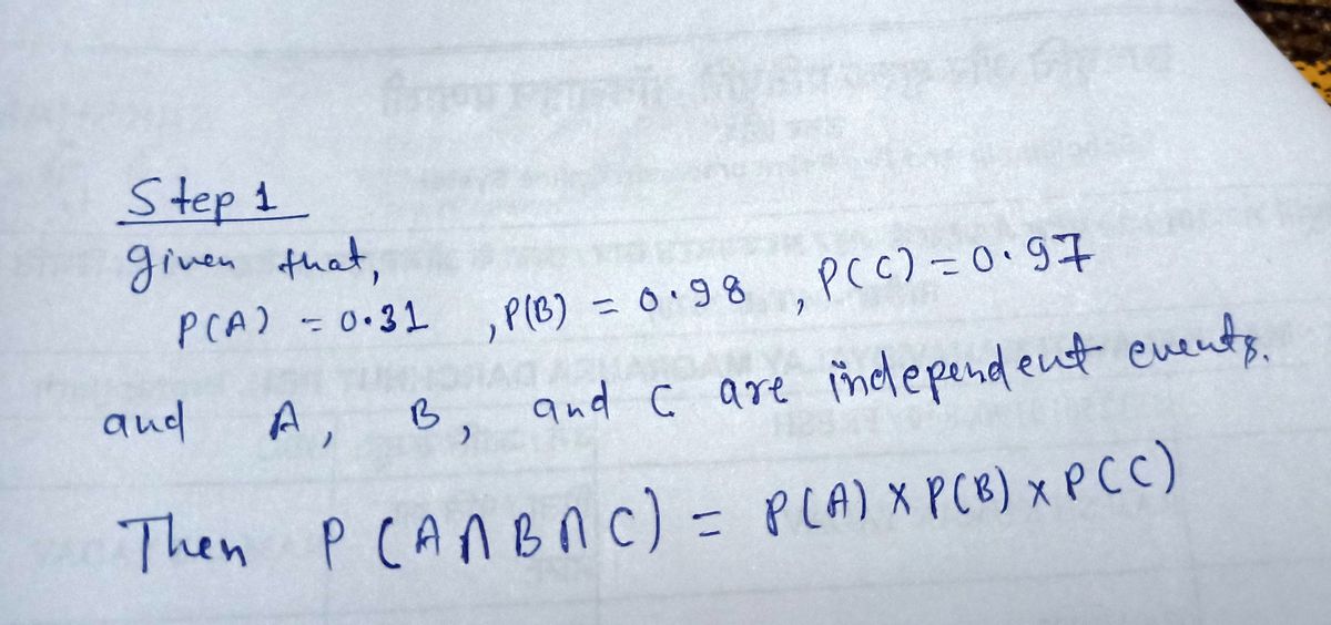 Probability homework question answer, step 1, image 1