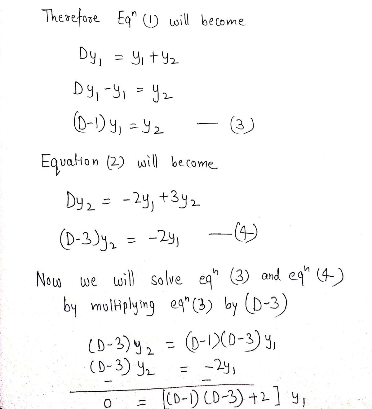 Algebra homework question answer, step 2, image 1