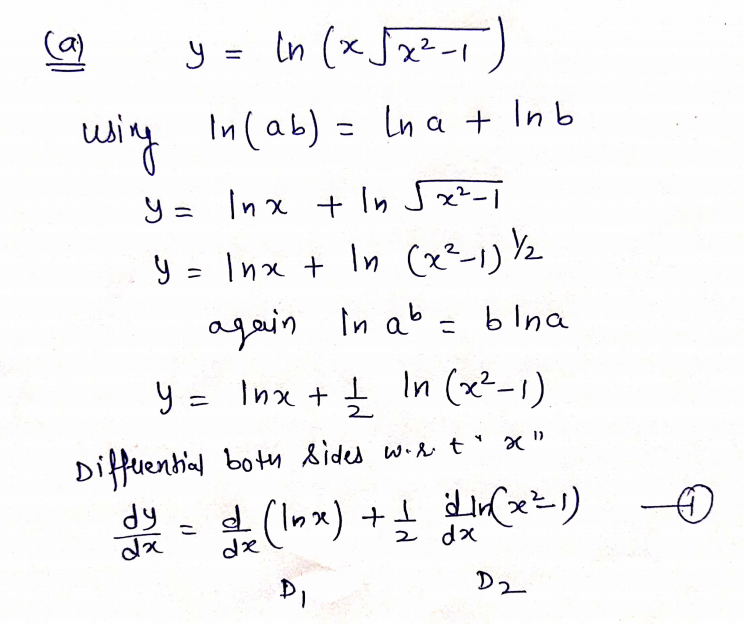 Calculus homework question answer, step 1, image 1