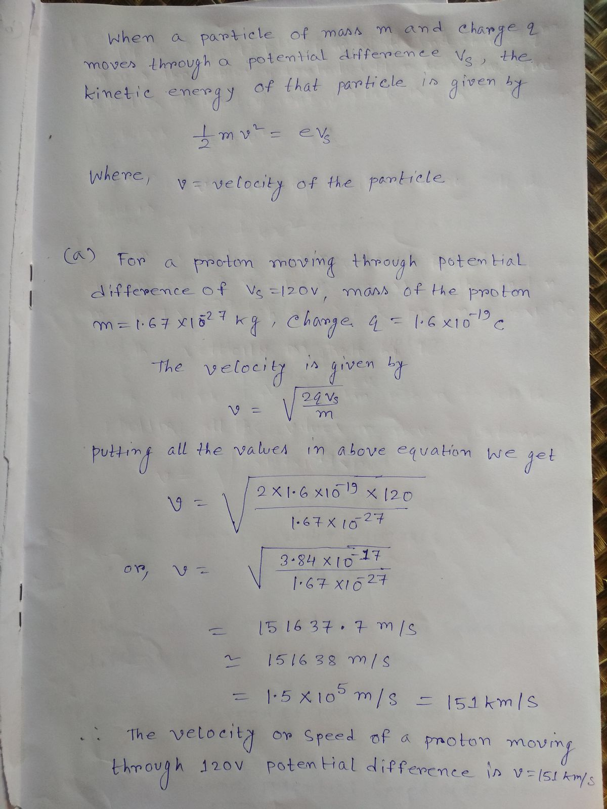 Physics homework question answer, step 1, image 1