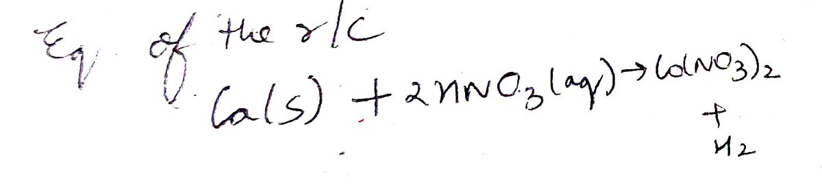 Chemistry homework question answer, step 1, image 1