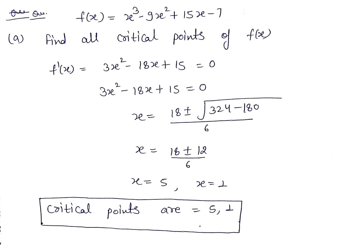 Calculus homework question answer, step 1, image 1