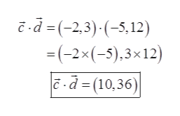 E-a(-2,3)-(-5,12)
(-2x(-5),3x12)
-a=(10,36)
