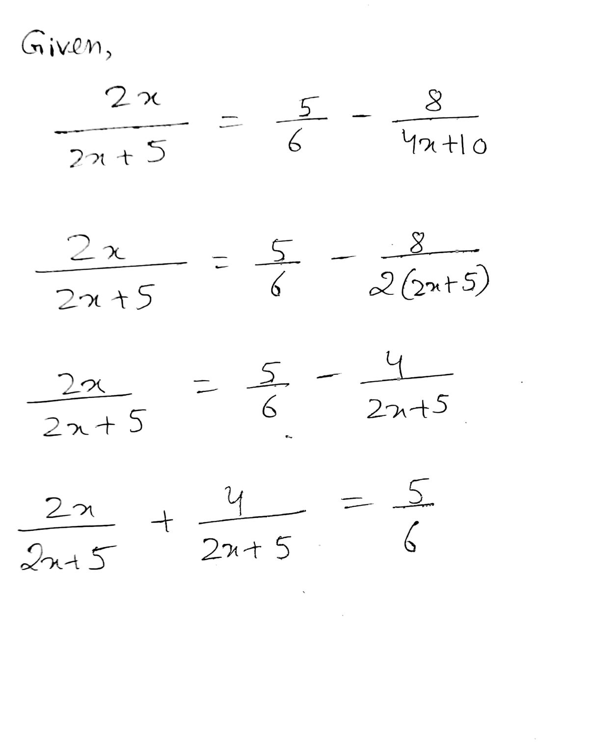 Algebra homework question answer, step 1, image 1