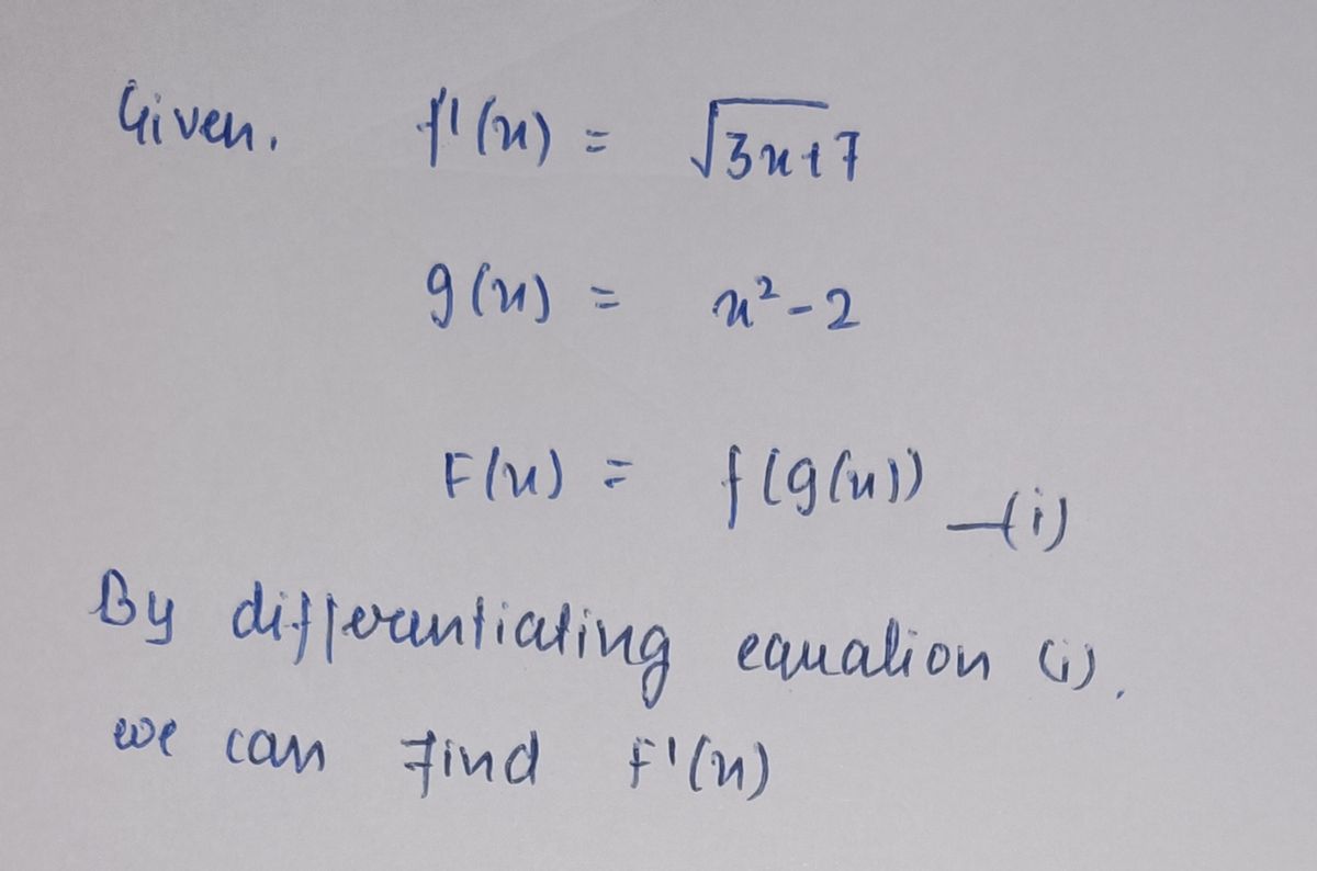 Calculus homework question answer, step 1, image 1