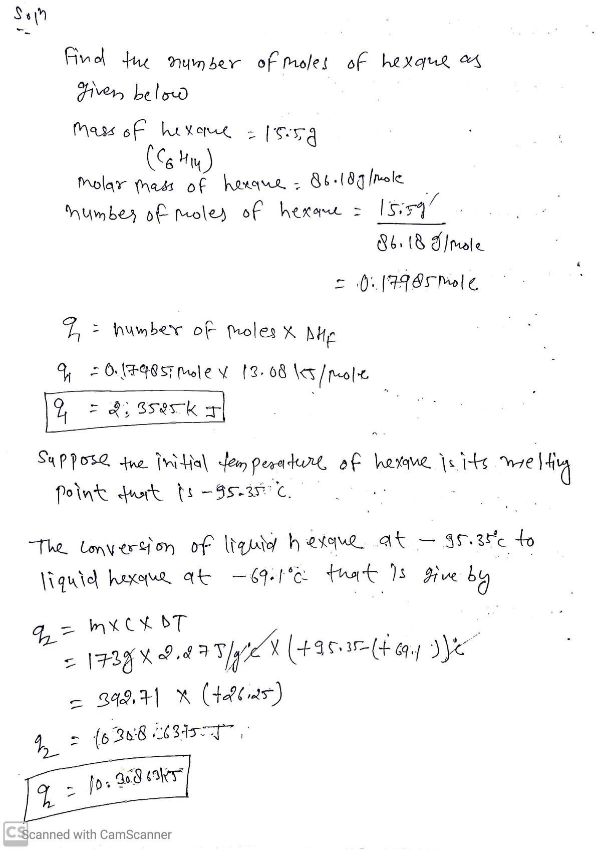 Chemistry homework question answer, step 1, image 1