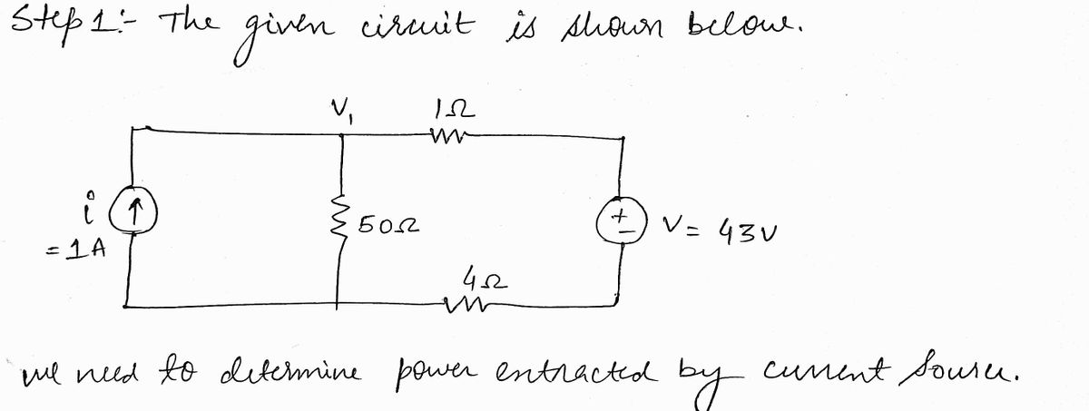 Electrical Engineering homework question answer, step 1, image 1