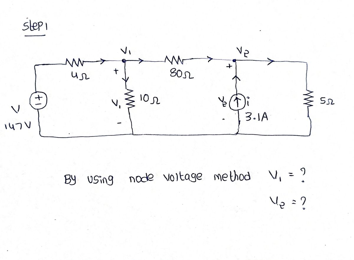 Electrical Engineering homework question answer, step 1, image 1