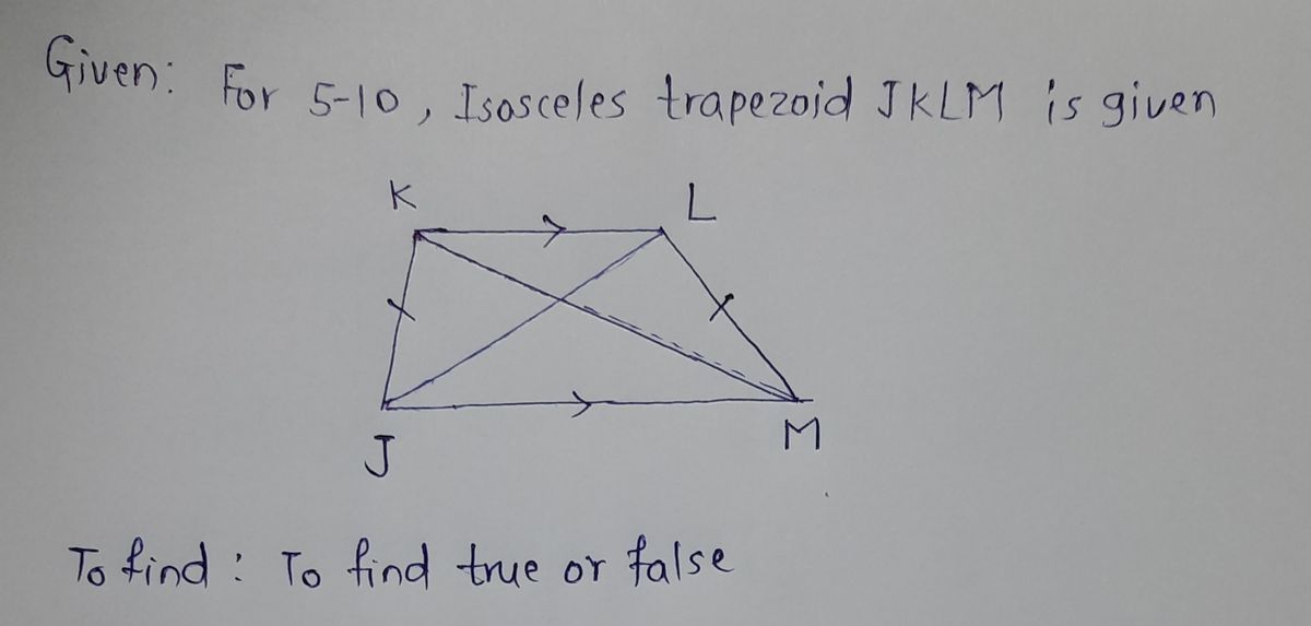 Geometry homework question answer, step 1, image 1