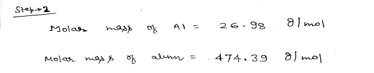 Chemistry homework question answer, step 2, image 1