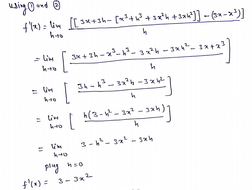 Calculus homework question answer, step 2, image 1