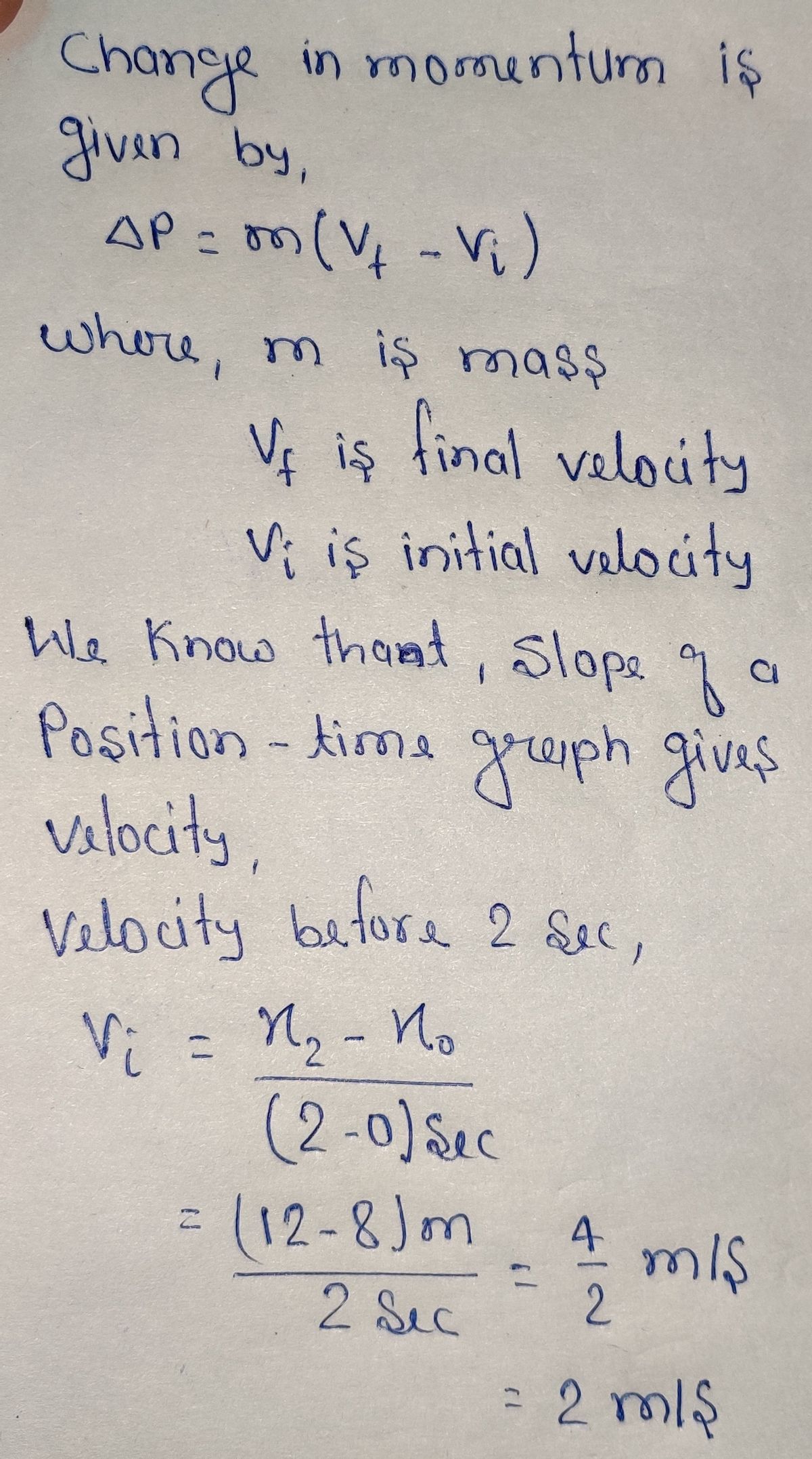 Physics homework question answer, step 1, image 1