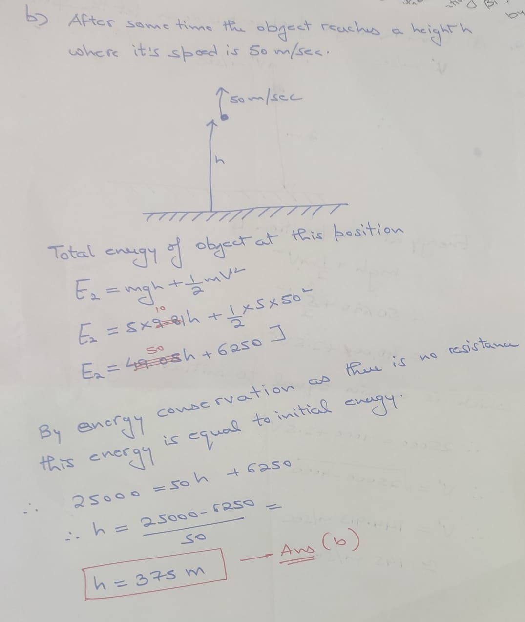 Physics homework question answer, step 2, image 1