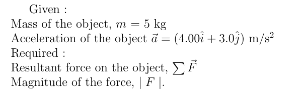 Physics homework question answer, step 1, image 1